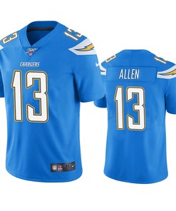 Los Angeles Chargers Keenan Allen Powder Blue 100th Season Vapor Limited Jersey
