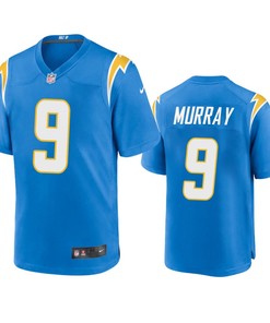 Los Angeles Chargers Kenneth Murray 9 Powder Blue Game Jersey