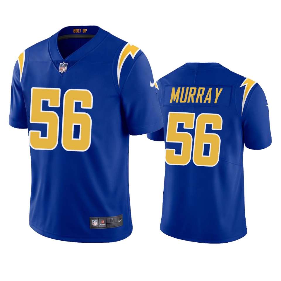 Los Angeles Chargers Kenneth Murray Royal 2020 Nfl Draft 2nd Alternate Vapor Limited Jersey
