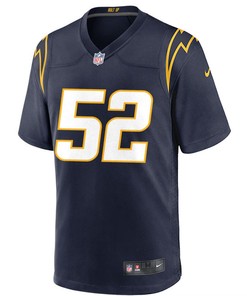 Los Angeles Chargers Khalil Mack 52 Alternate Game Jersey - Navy Jersey