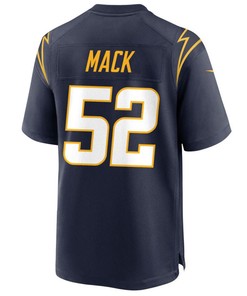 Los Angeles Chargers Khalil Mack 52 Alternate Game Jersey - Navy Jersey
