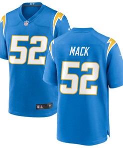 Los Angeles Chargers Khalil Mack 52 Game Jersey - Powder Blue Jersey
