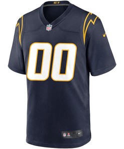 Los Angeles Chargers Khalil Mack Custom Number 00 Navy Alternate Game Jersey Jersey
