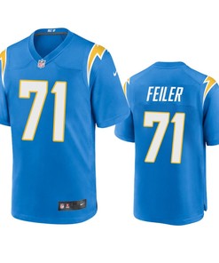Los Angeles Chargers Matt Feiler 71 Powder Blue Game Jersey