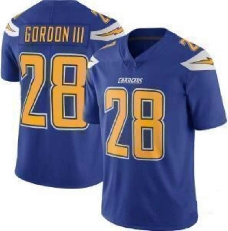 Los Angeles Chargers Melvin Gordon #28 2020 Nfl Blue Jersey Jersey