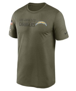 Los Angeles Chargers Men 2022 Salute to Service Legend Team T-Shirt - Olive