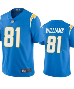 Los Angeles Chargers Mike Williams Powder Blue 2020 Vapor Limited Jersey - Mens