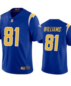 Los Angeles Chargers Mike Williams Royal 2020 2nd Alternate Vapor Limited Jersey - Mens