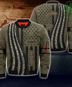 Los Angeles Chargers NFL Bomber Jacket Camo For fans