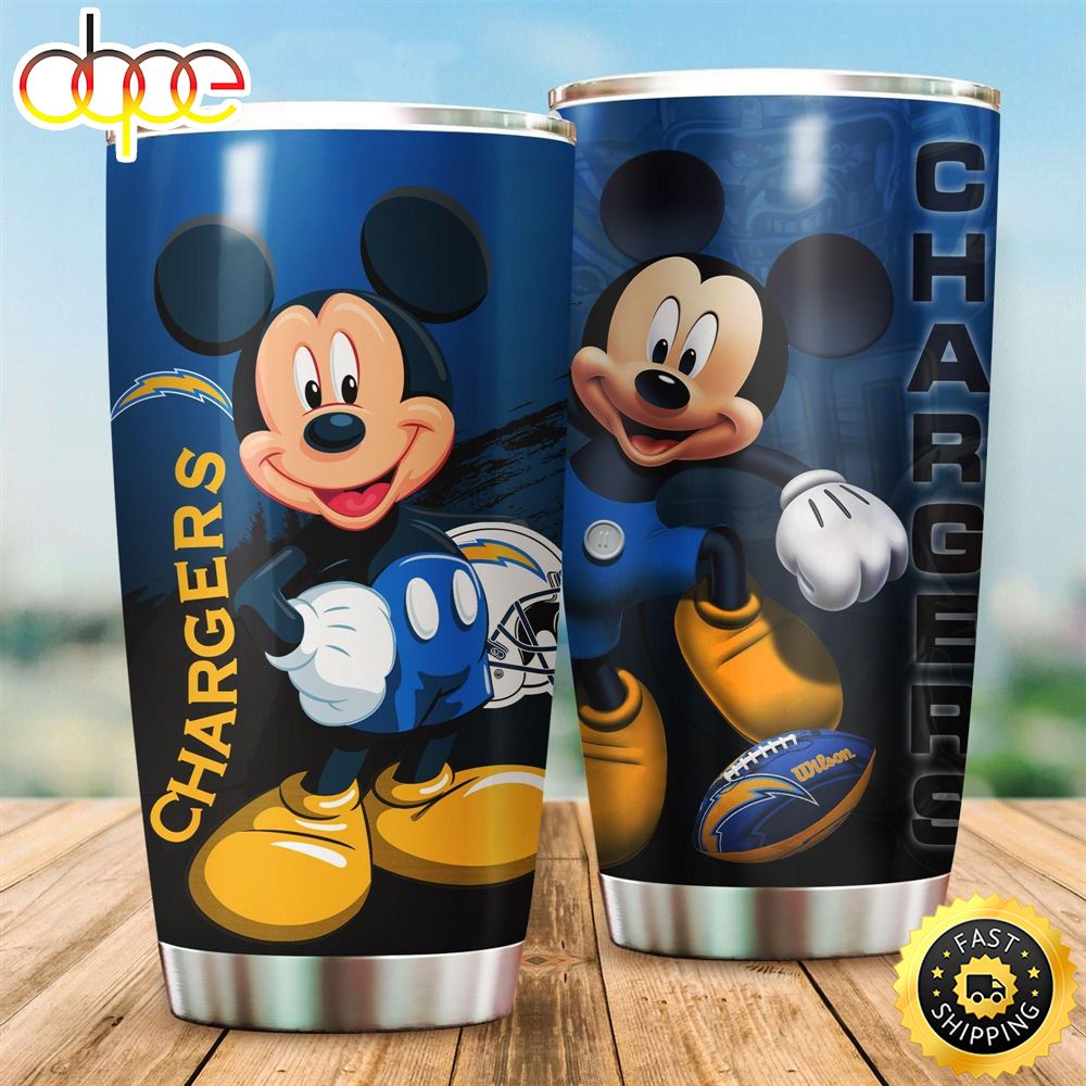 Los Angeles Chargers NFL Football Teams Big Logo 11 Tumbler Gift for Fan