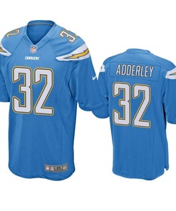 Los Angeles Chargers Nasir Adderley 2019 Nfl Draft Light Blue Game Jersey
