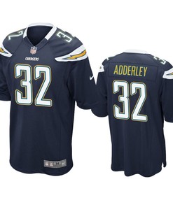 Los Angeles Chargers Nasir Adderley 2019 Nfl Draft Navy Game Jersey