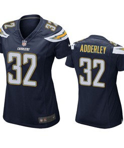 Los Angeles Chargers Nasir Adderley 2019 Nfl Draft Navy Game Womens Jersey