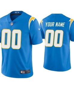 Los Angeles Chargers Nfl 2020 Personalized Custom Blue Custom Jersey