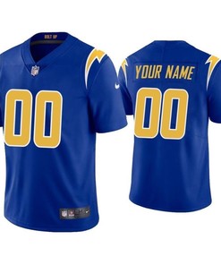 Los Angeles Chargers Nfl 2020 Personalized Custom Cobalt Custom Jersey
