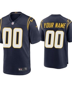 Los Angeles Chargers Nfl 2020 Personalized Custom Dark Indigo Custom Jersey