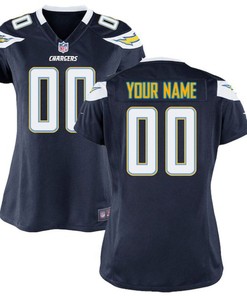 Los Angeles Chargers Nike Womens Custom Game Jersey - Navy Blue