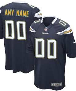 Los Angeles Chargers Nike Youth Custom Game Jersey - Navy