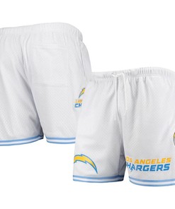 Los Angeles Chargers Team Standard Mesh Shorts - White