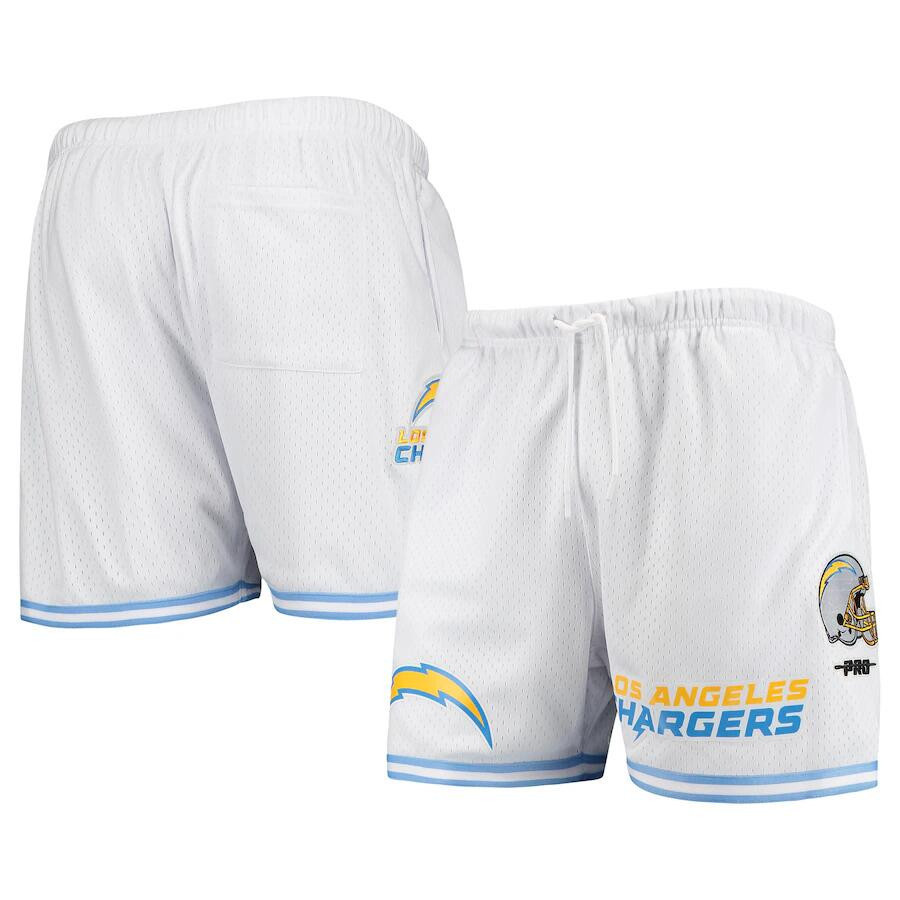 Los Angeles Chargers Team Standard Mesh Shorts - White