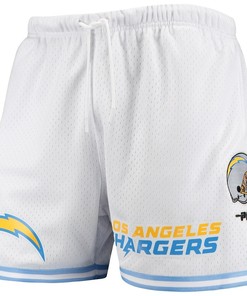Los Angeles Chargers Team Standard Mesh Shorts - White