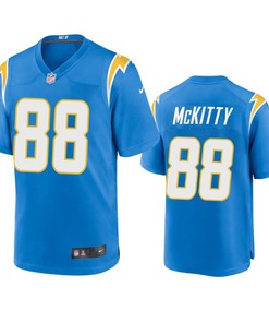 Los Angeles Chargers Tre' McKitty 88 Powder Blue Game Jersey