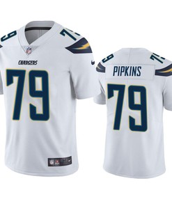 Los Angeles Chargers Trey Pipkins 2019 Nfl Draft White Vapor Limited Jersey