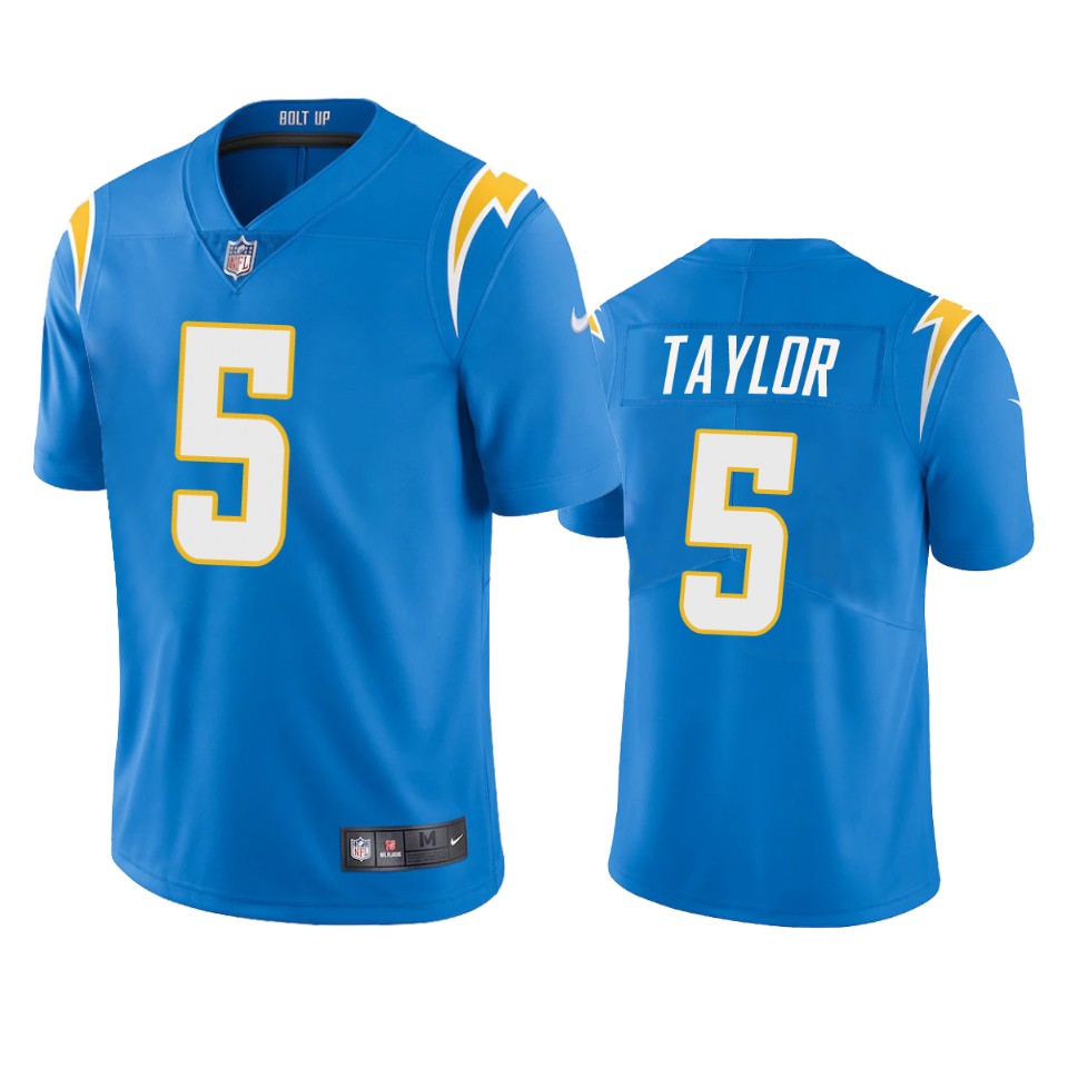 Los Angeles Chargers Tyrod Taylor Powder Blue 2020 Vapor Limited Jersey - Mens