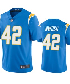 Los Angeles Chargers Uchenna Nwosu Powder Blue 2020 Vapor Limited Jersey - Mens