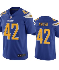Los Angeles Chargers Uchenna Nwosu Royal Nike Color Rush Limited Jersey