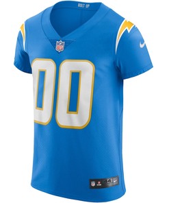 Los Angeles Chargers Vapor Elite Custom 00 Jersey - Powder Blue