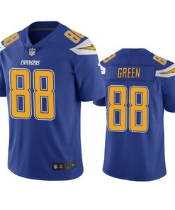 Los Angeles Chargers Virgil Green Royal Nike Color Rush Limited Jersey