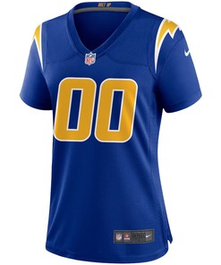 Los Angeles Chargers Women's Alternate Custom Game Jersey - Royal