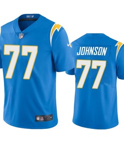 Los Angeles Chargers Zion Johnson Powder Blue 2022 Draft Vapor Limited Jersey