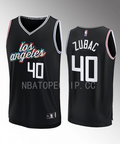 Los Angeles Clippers Ivica Zubac 40 City Edition Jersey 2022-23 Fastbreak Black