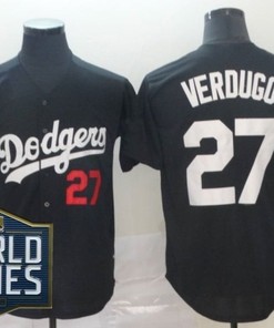 Los Angeles Dodgers Alex Verdugo #27 2020 Mlb Black Jersey