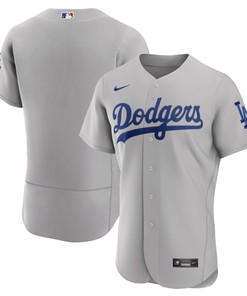 Los Angeles Dodgers Alternate Authentic Team Jersey - Gray Mlb