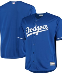 Los Angeles Dodgers Big And Tall Replica Alternate Team Jersey Royal Mlb