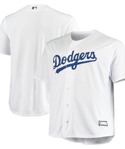 Los Angeles Dodgers Big And Tall Replica Team Jersey White Mlb