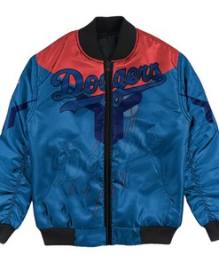 Los Angeles Dodgers Bomber Jacket Drinking Style - MLB
