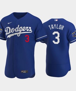 Los Angeles Dodgers Chris Taylor 3 Alternate Royal 2022-23 All-Star Game Jersey