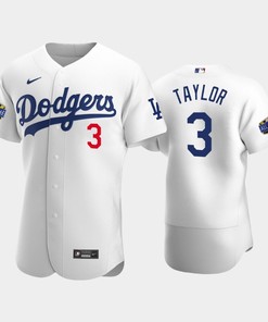 Los Angeles Dodgers Chris Taylor 3 Home White 2022-23 All-Star Game Jersey