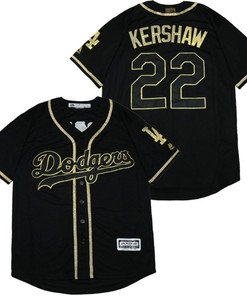 Los Angeles Dodgers Clayton Kershaw #22 2020 Mlb Black Jersey