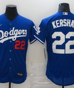 Los Angeles Dodgers Clayton Kershaw #22 2020 Mlb Navy Blue Jersey
