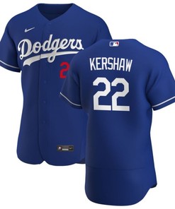 Los Angeles Dodgers Clayton Kershaw #22 2020 Mlb Navy Blue Jersey