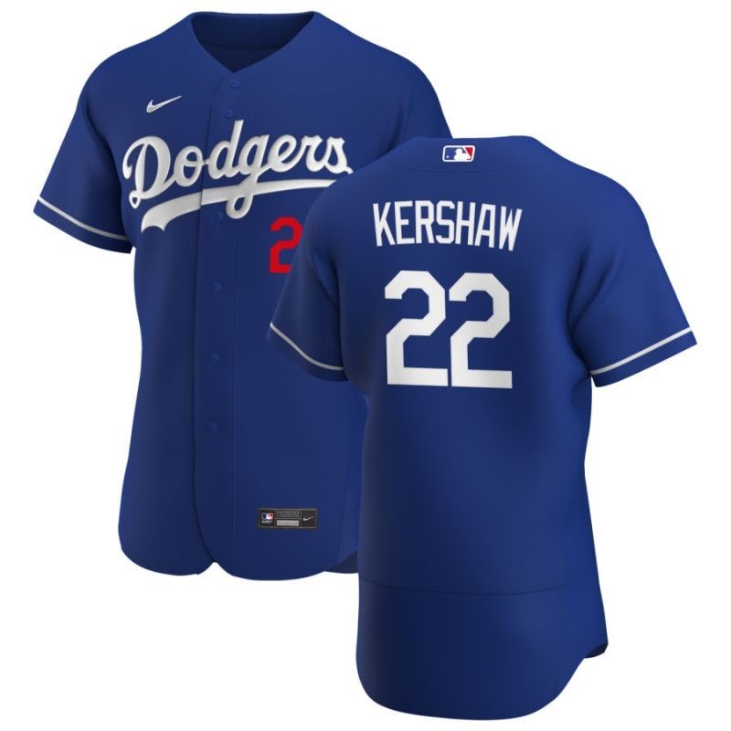 Los Angeles Dodgers Clayton Kershaw #22 2020 Mlb Navy Blue Jersey