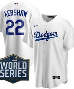 Los Angeles Dodgers Clayton Kershaw #22 2020 Mlb White Jersey
