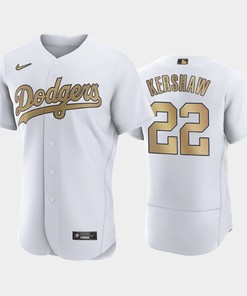 Los Angeles Dodgers Clayton Kershaw 22 2022-23 All-Star Game White Jersey