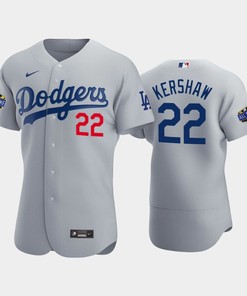 Los Angeles Dodgers Clayton Kershaw 22 Alternate Gray 2022-23 All-Star Game Jersey
