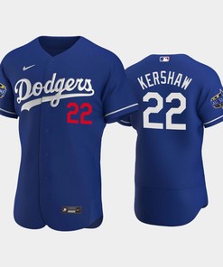 Los Angeles Dodgers Clayton Kershaw 22 Alternate Royal 2022-23 All-Star Game Jersey